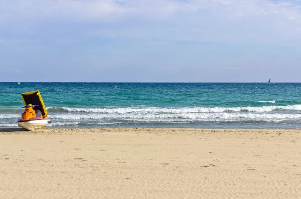 stock image Bike on the beach