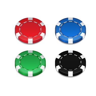 Isolated Casino Chip clipart