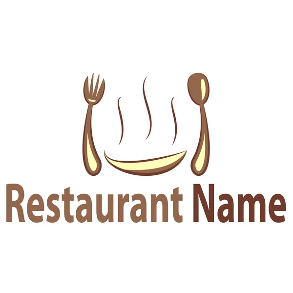 Logo restaurante — Vetor de Stock