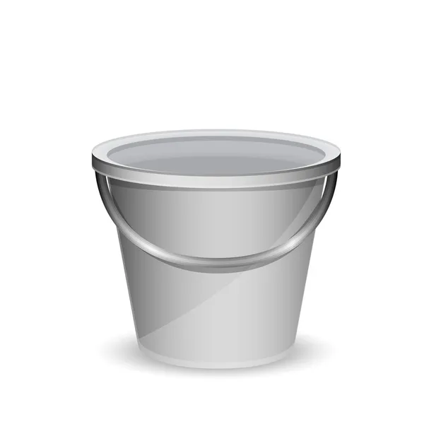 Plechový kbelík — Stockový vektor