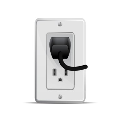 Electric socket clipart