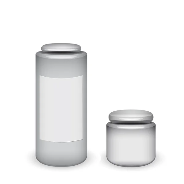 Cosmetische containers — Stockvector