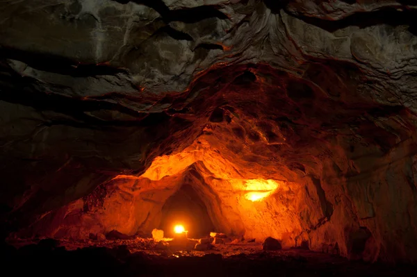 Höhle Belij Dworez — Stockfoto
