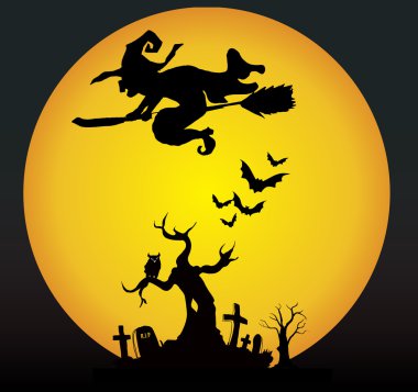 Halloween night clipart