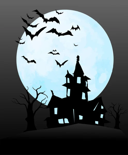 Halloween éjszaka — Stock Vector