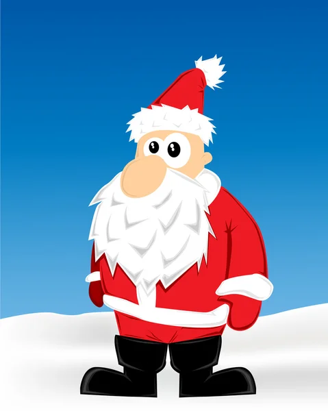 Caricature de Santa — Image vectorielle