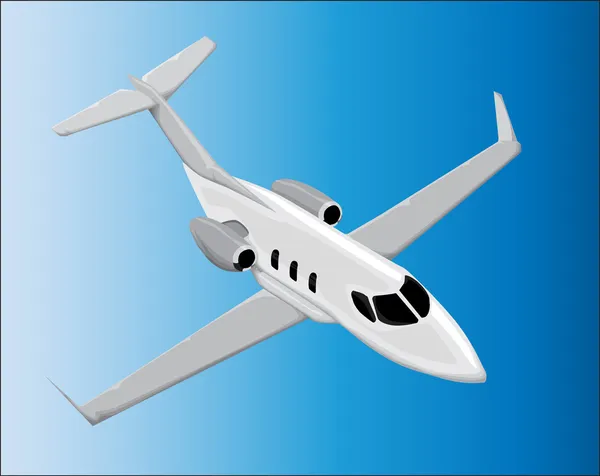Flygplansvektor — Stock vektor