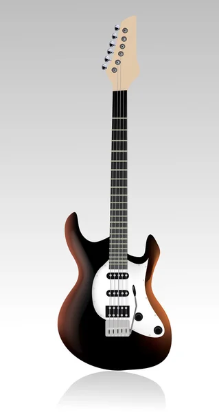 Vektor E-Gitarre — Stockvektor