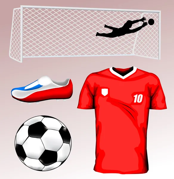 Maillot de football — Image vectorielle