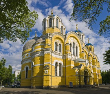 Vladimir Cathedral in Kiev, Ukraine clipart