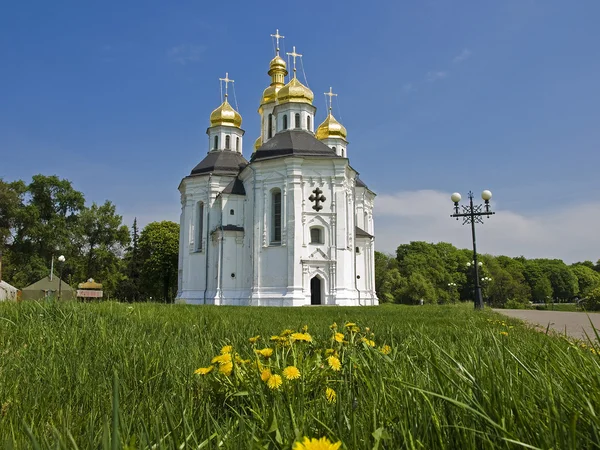 Kyrkan st. catherine i chernigov, Ukraina. — Stockfoto