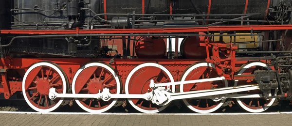 機関車の車輪 — ストック写真