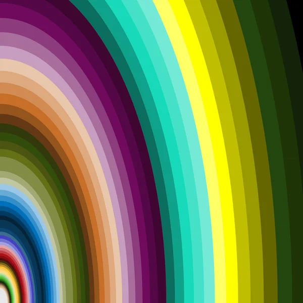 Arcs multicolores . — Image vectorielle