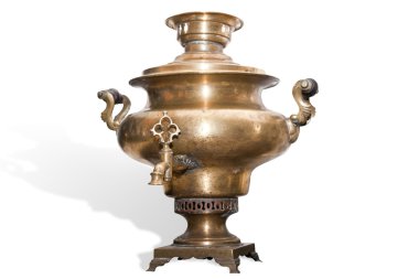 Copper samovar clipart