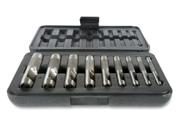 Set di utensili per fori di perforazione — Foto Stock
