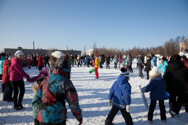 Festivities in Russia clipart