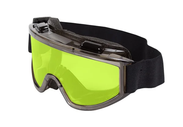 Safety glasses with yellow lenses — Stock Photo, Image