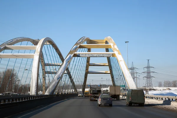 A modern highway bridge — Stock Photo, Image