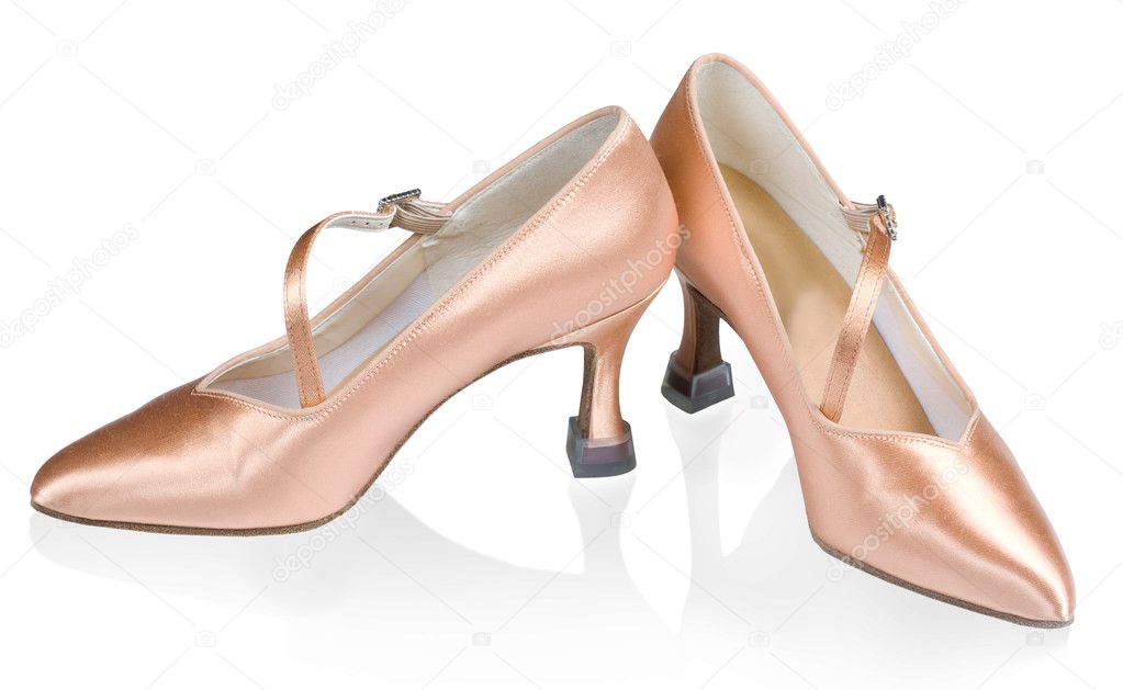 Beautiful shoes for ballroom dancing