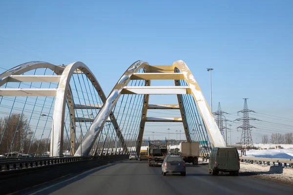 Most nowoczesne autostrady — Zdjęcie stockowe