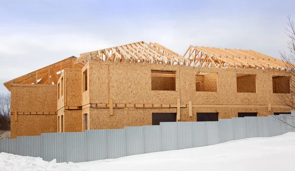 新しい家の建設 — ストック写真