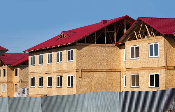 Bau neuer Häuser — Stockfoto