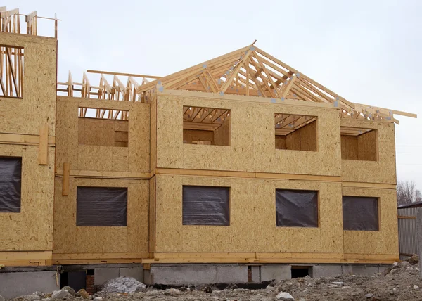 Construction of a new home — Stock Photo, Image