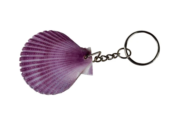 Seashell keychain — Stock Photo, Image