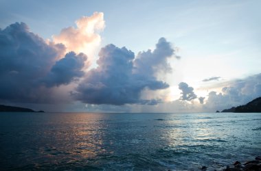Tayland harika gün batımı