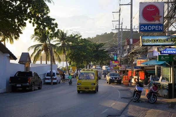 stock image Street in Patong. Thailand. Editorial only.