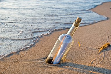 Message In A Bottle clipart