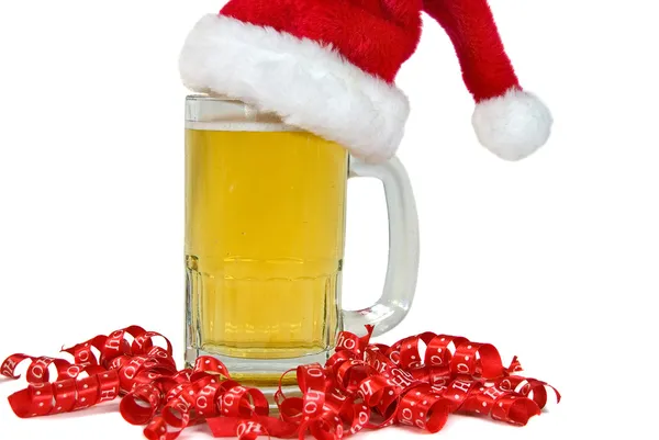 Cerveza Navidad — Foto de Stock