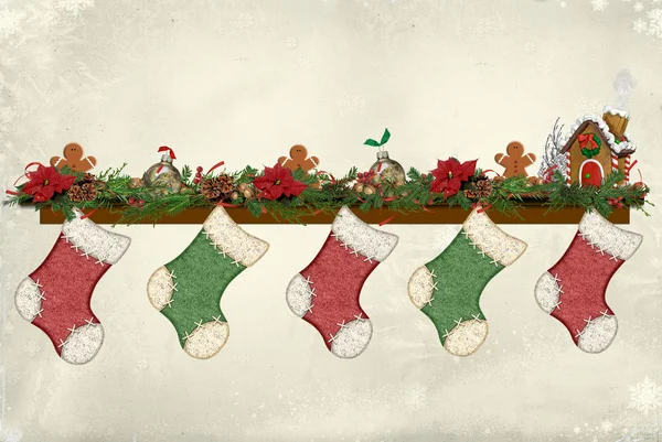 Christmas Stockings — Stock Photo, Image