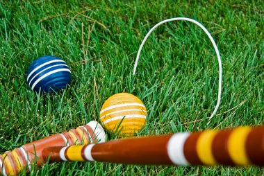 Game of Croquet clipart