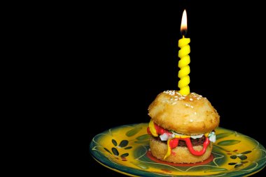 Hamburger cake clipart