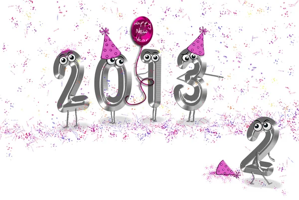 New year's eve humor — Stockfoto