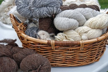 Skeins of yarn clipart