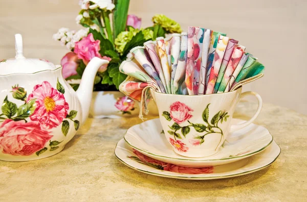 Fancy Tea Set — Stock Photo, Image