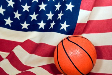 Basketbol Amerikan bayrağı