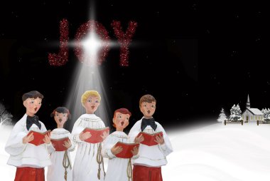 Christmas Carolers clipart