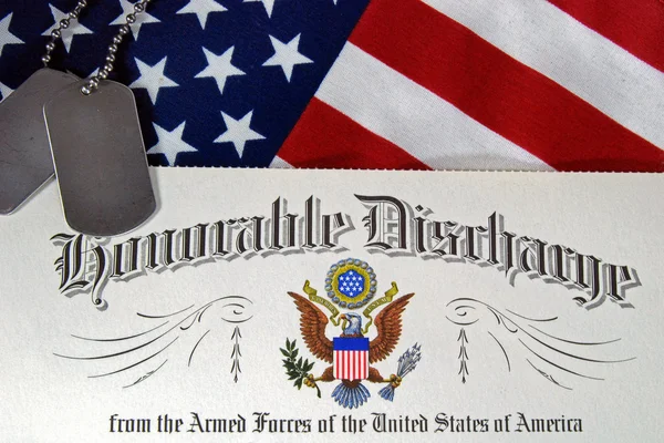 Honorable Discharge — Stock Photo, Image