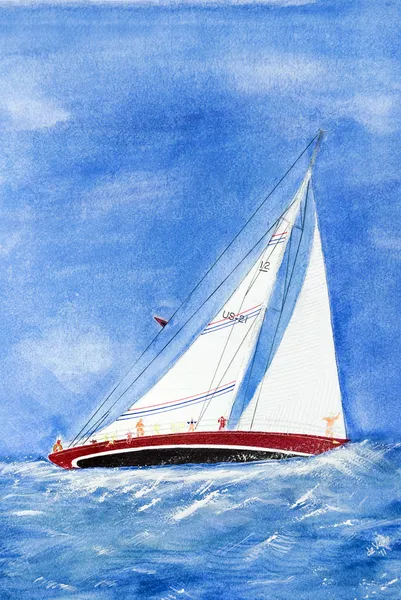 Tacco barca a vela — Foto Stock