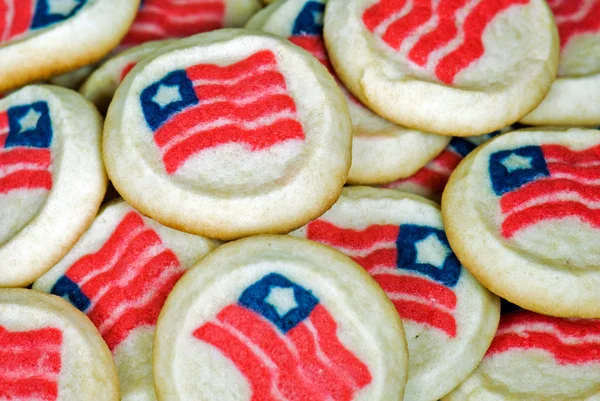 Patriotische Kekse — Stockfoto