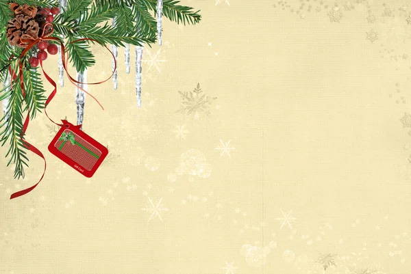 Christmas Icicles — Stock Photo, Image