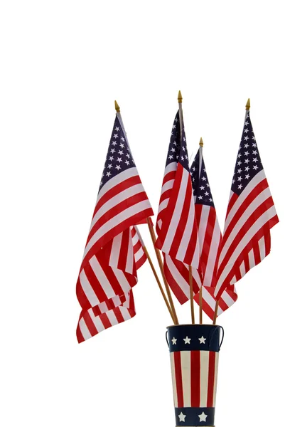 미국 국기 꽃다발 — 스톡 사진