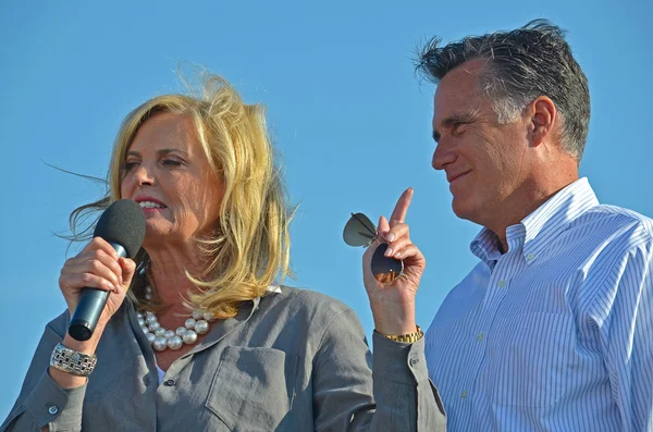 Mitt e Ann Romney — Fotografia de Stock