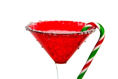 Christmas cocktail clipart