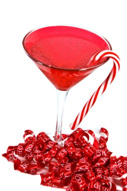 Candy Cane Cocktail clipart