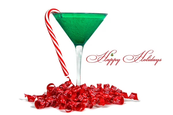 Happy Holidays drink — Stock Photo, Image