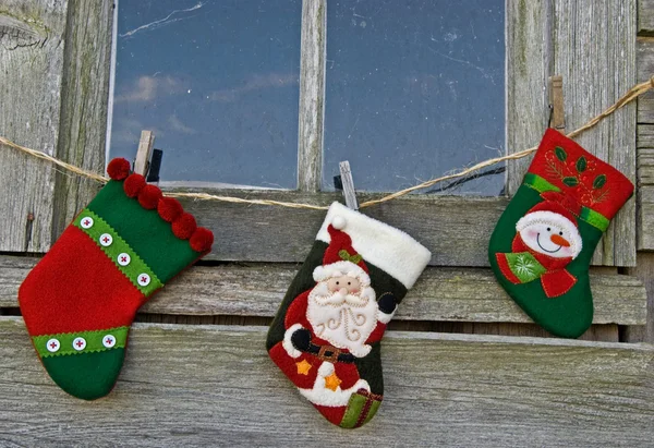 Vánoční okno země — Stock fotografie
